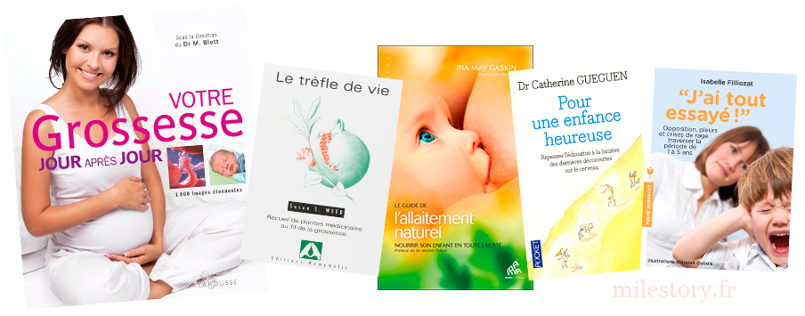 sélection de livres grossesse