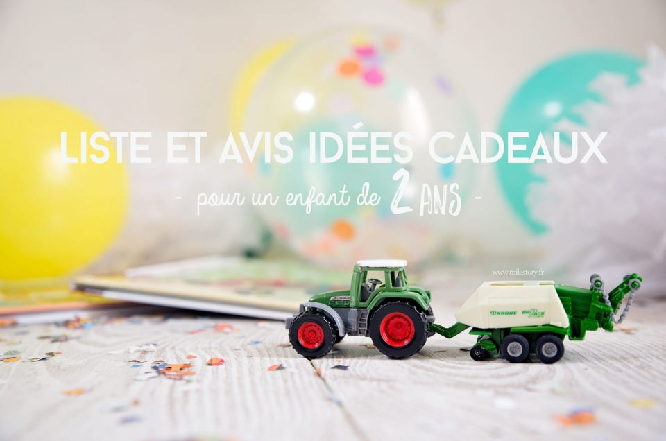 Idées cadeaux pour un enfant de deux ans