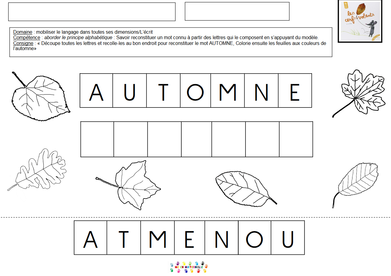Grande récap d'automne  livres, imagier, activités, coloriages, jeux