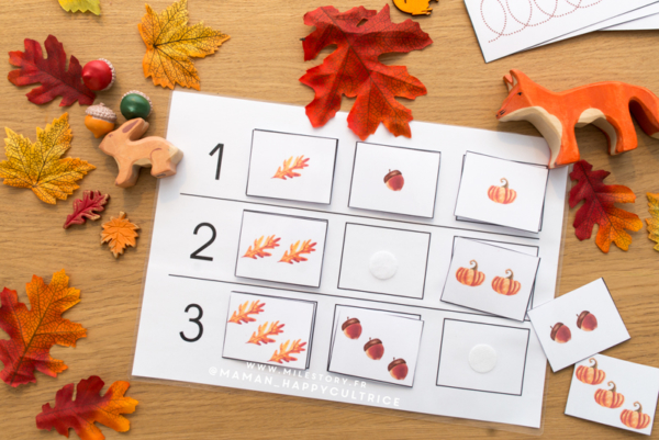 Activités d'inspiration Montessori 2 à 3 ans - Milestory.fr Fiches d