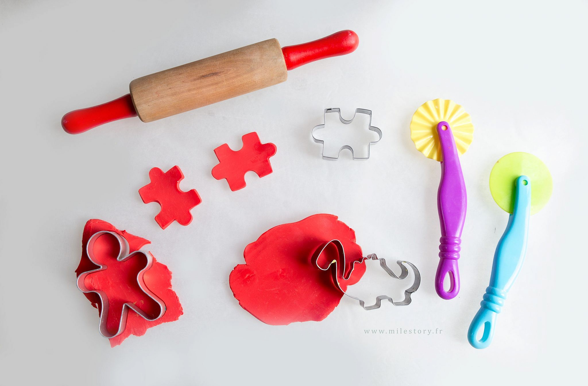 Ensemble d'outils de pâte à spoer pour enfants, rouleau de