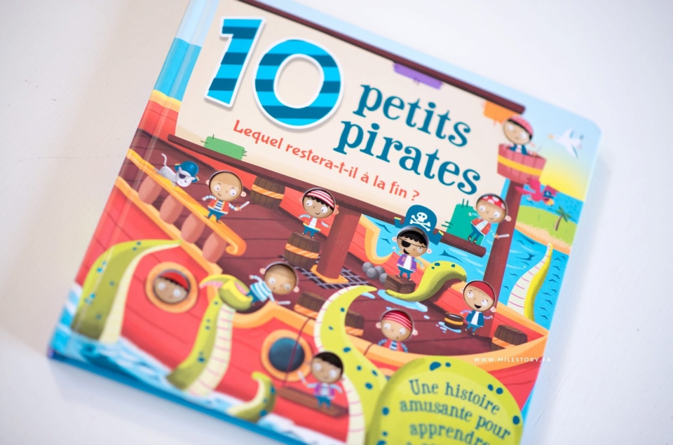 {livre pédagogique } 10 petits pirates – apprendre à compter en s’amusant