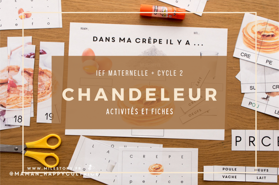 {école à la maison} nos activités maternelle chandeleur