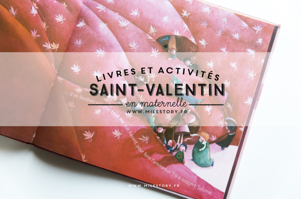 Livres enfants et activités Saint Valentin maternelle