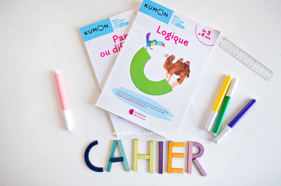 Nouveautés La librairie des écoles : cahiers Kumon Logique et Pareil ou différent ?