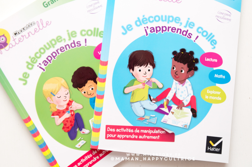 cahiers d’activités maternelle découpe colle