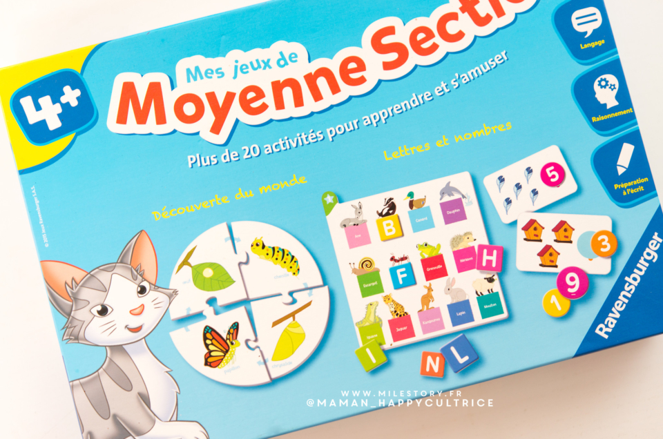 UNBOXING : Mes jeux de moyenne section de maternelle