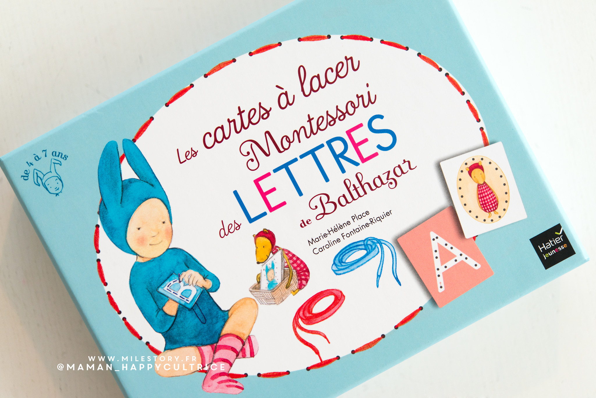 Cartes à Lacets Enfant 4PCS Animaux Montessori Éducation Cartes Coudre Jouets de Voyage 3-5 Ans Garçons Filles Cadeau