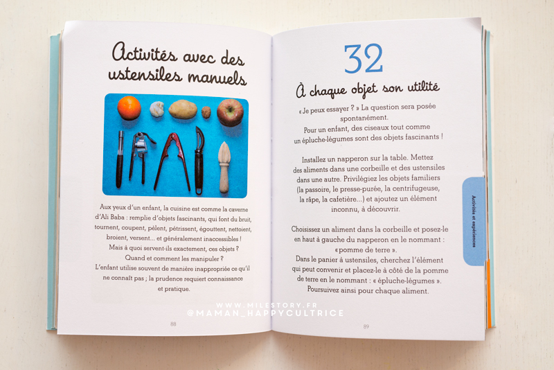 60 activités Montessori en cuisine - Idées, recettes et activités