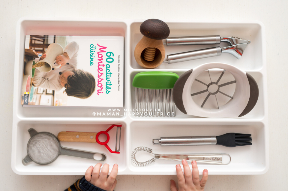 Activités Montessori en cuisine & outils adaptés aux enfants