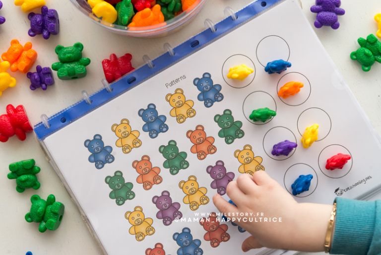 Activit?�s avec les ours / oursons de tri - Milestory.fr Fiches d'activit?�s gratuites ?� imprimer 