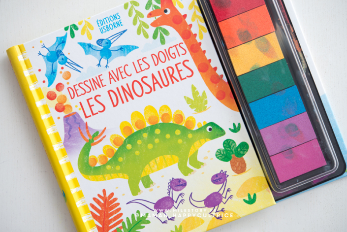 Baker Ross – 10 Tampons Dinosaures Avec Encre Intégrée – Tricératops, T-Rex – Dès 3 Ans