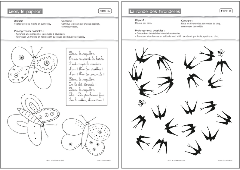 Fiches Moyenne Section Maternelle A Imprimer Milestory