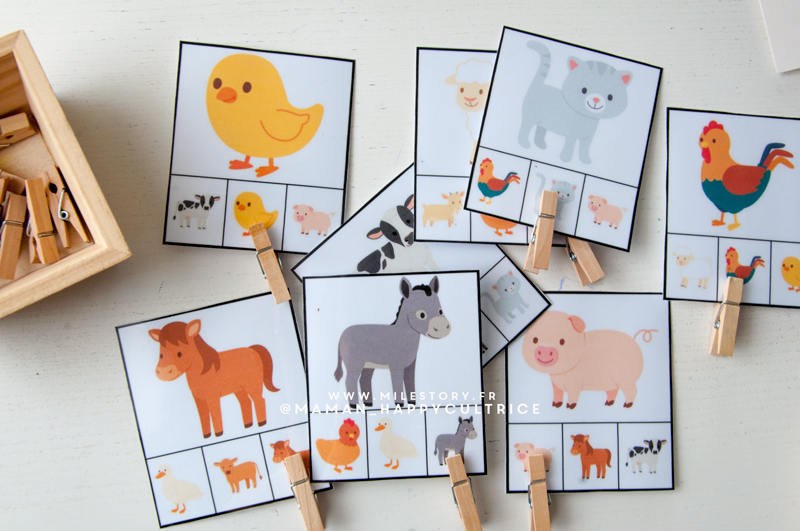 Activités ferme et animaux de la ferme maternelle 