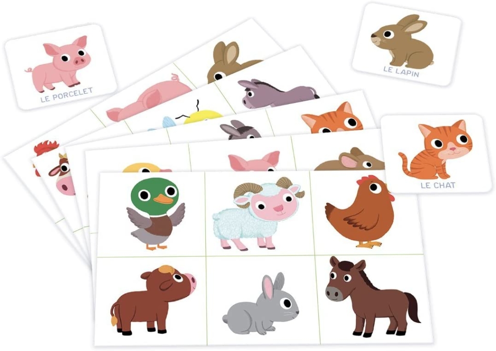 English - French: Anglais animaux vocabulaire avec papier à lettres doublé  et livre de coloriage pour les enfants : Facile et amusant jeux  d'apprentissage anglais français animaux mots de base avec la