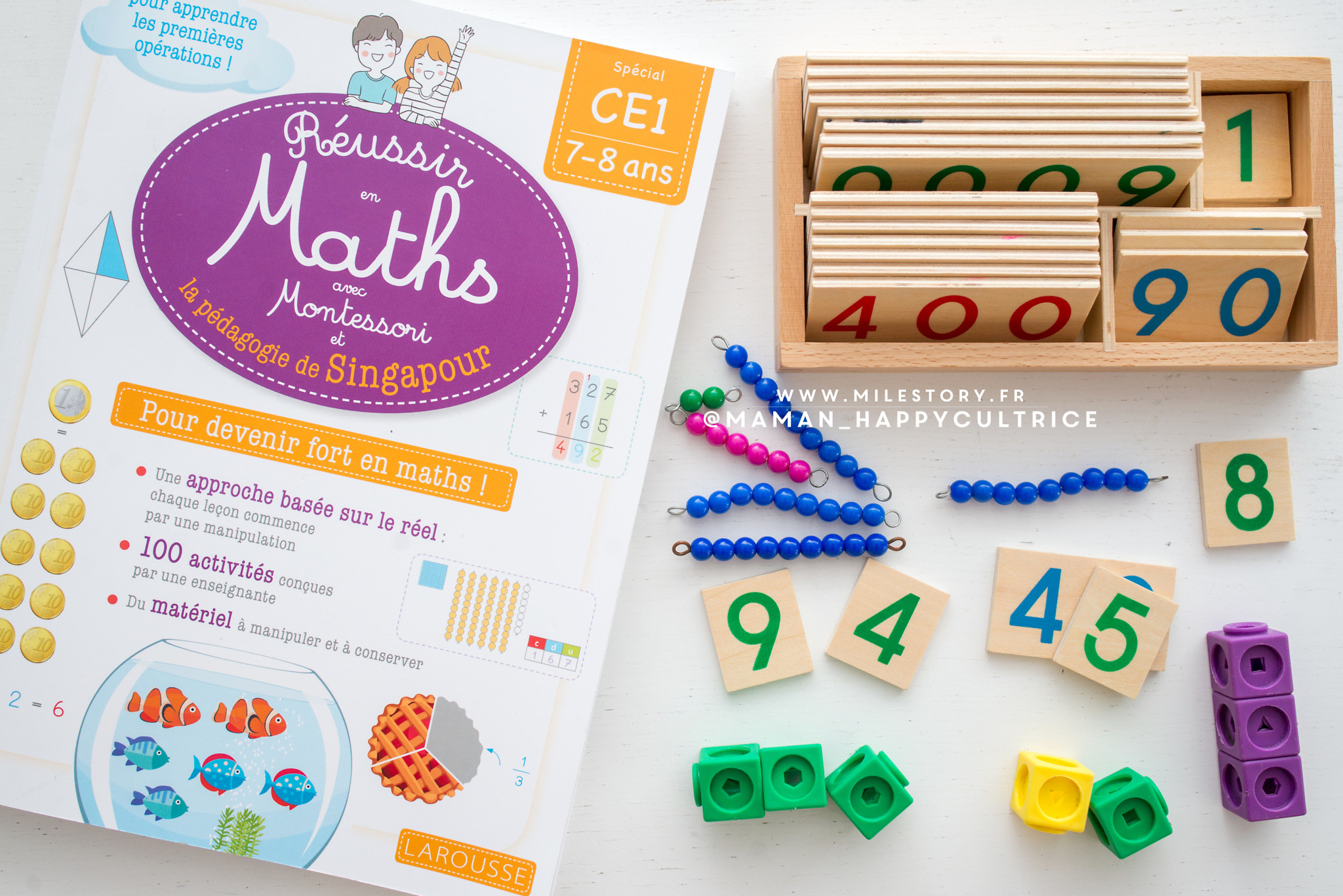 Réussir en maths avec Montessori et la pédagogie de Singapour ce1