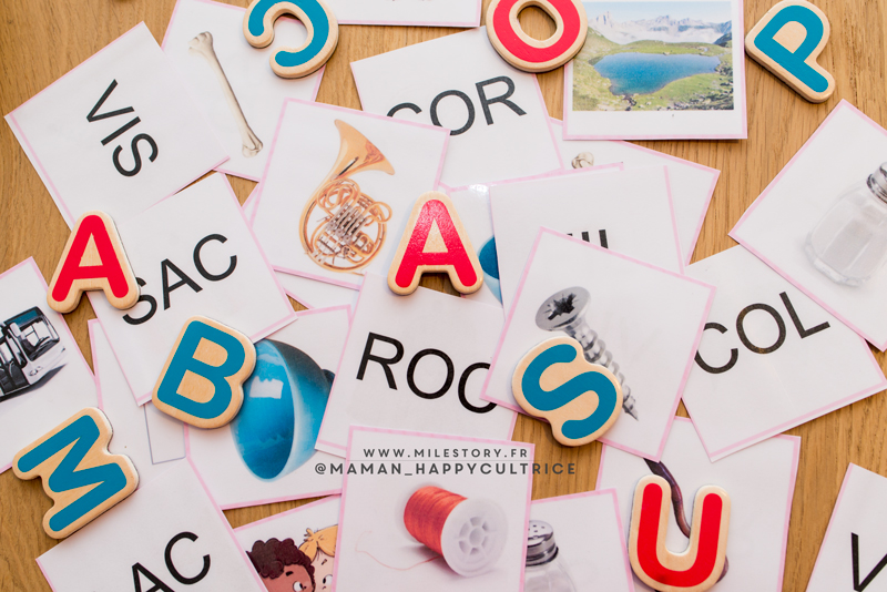 Fiche Montessori Alphabet