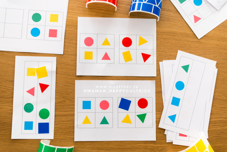 Maternelle : Activités pour apprendre les formes géométriques