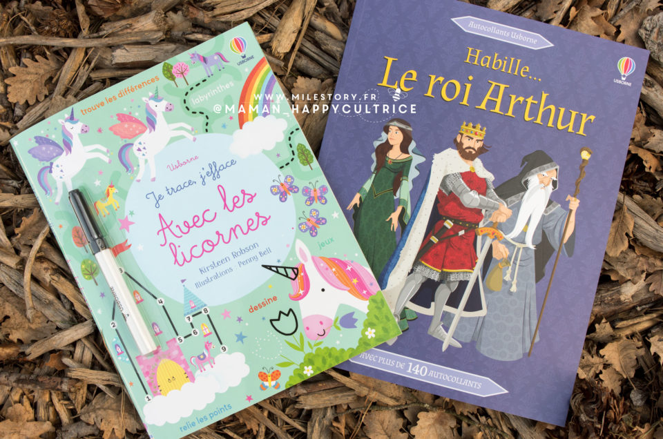 Livrets de jeux Licorne et Roi Arthur