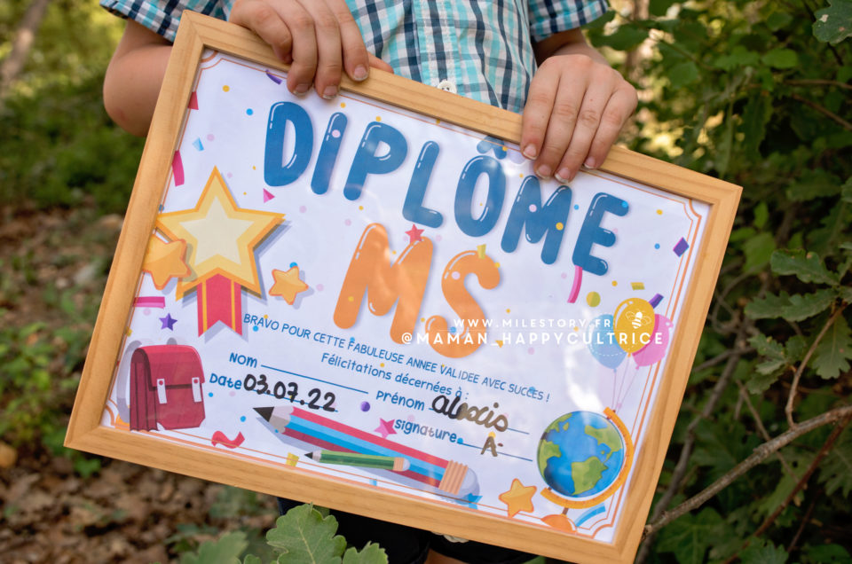 Diplôme maternelle, diplôme primaire à imprimer (PS, MS, GS, CP, CE1, CE2, CM1, CM2)