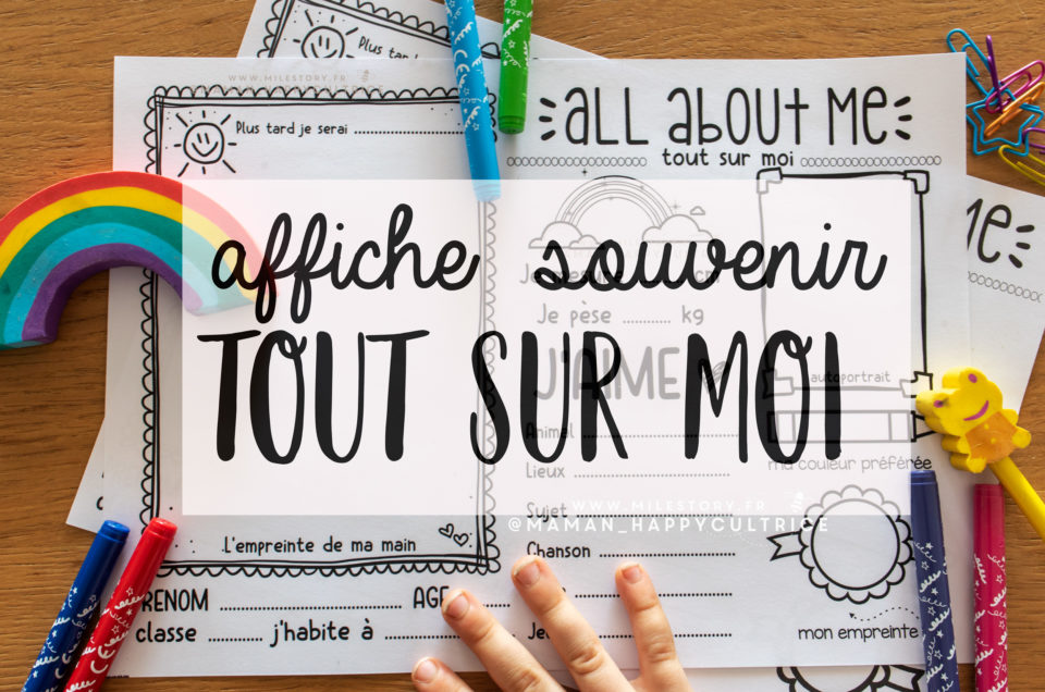 affiche All about me – Tout sur moi à imprimer (français)