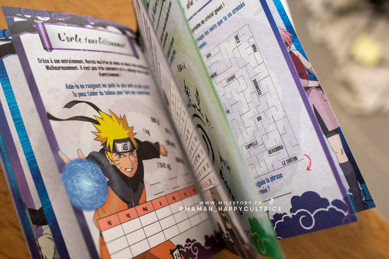 Activités mathématiques Naruto pour enfants de CM1