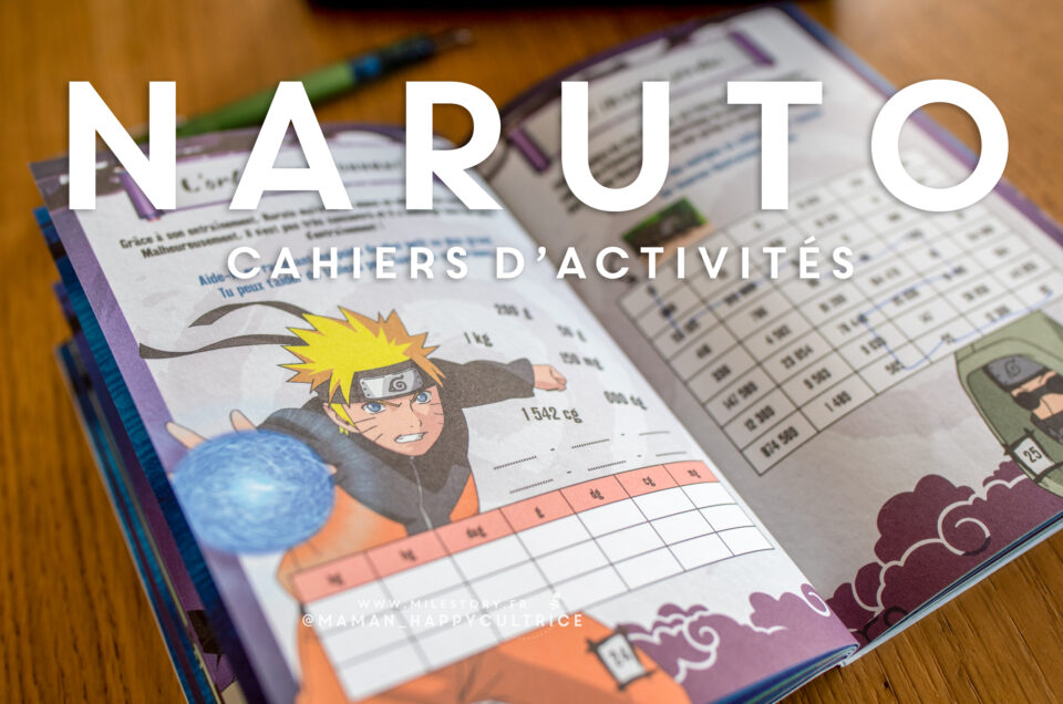 Des cahiers d’activités Naruto pour réviser le programme de français et de maths !