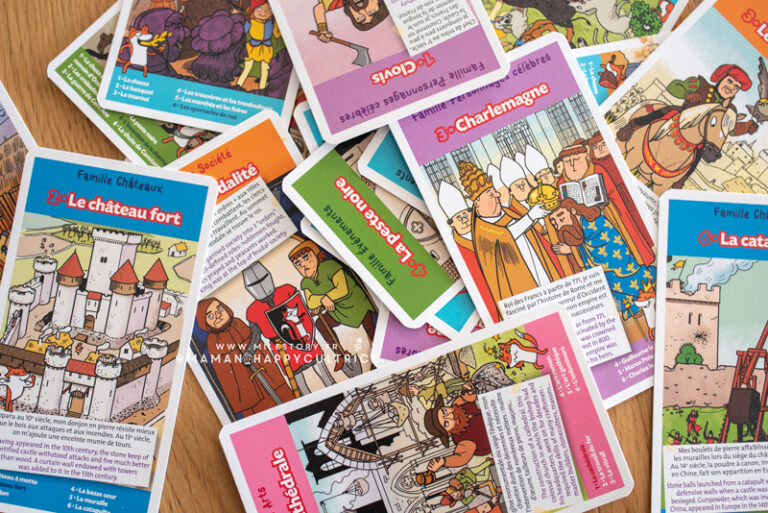 Histoire jeu de cartes pédagogique sur le Moyen âge que vos enfants — free download