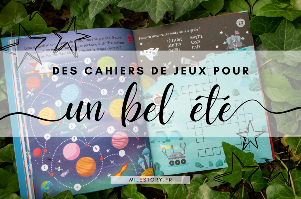 Des aventures intergalactiques avec ces deux cahiers d’activités stimulants pour enfants !