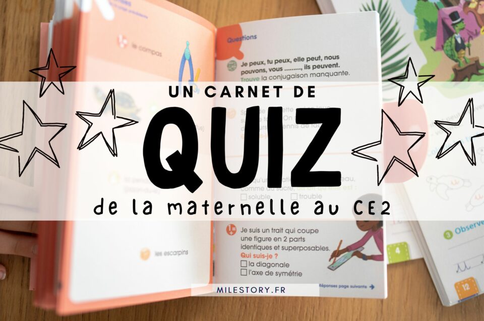 Éveiller la Curiosité et le Savoir : Carnets de Quiz pour Enfants de la maternelle au CE2 !
